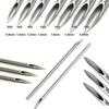 20Pcs/set Stainless Steel Body Piercing Needle 12G/13G/14G/15G/16G/17G/18G/19G/20G Hollow Mixed Piercing Needle Tool