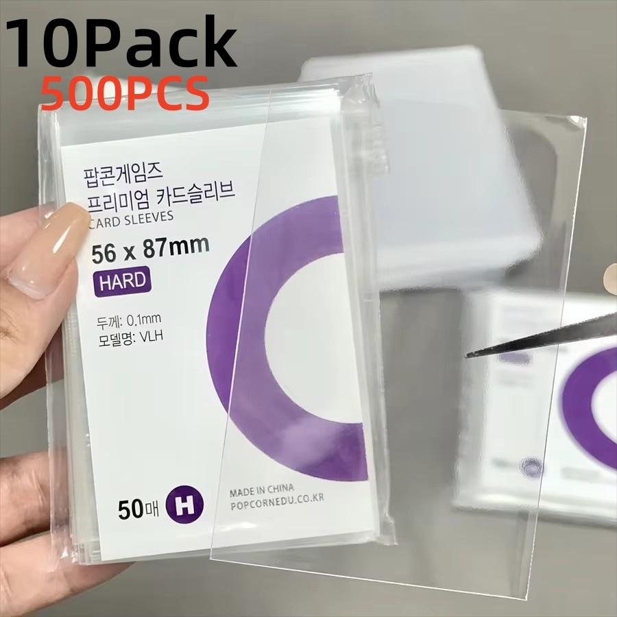56x87mm 63.5x88mm Obaly na karty Průhledné PP Držáky na Kpop karty Filmy na pohlednice Voděodolné Ochranný obal na fotky z alba pro idoly