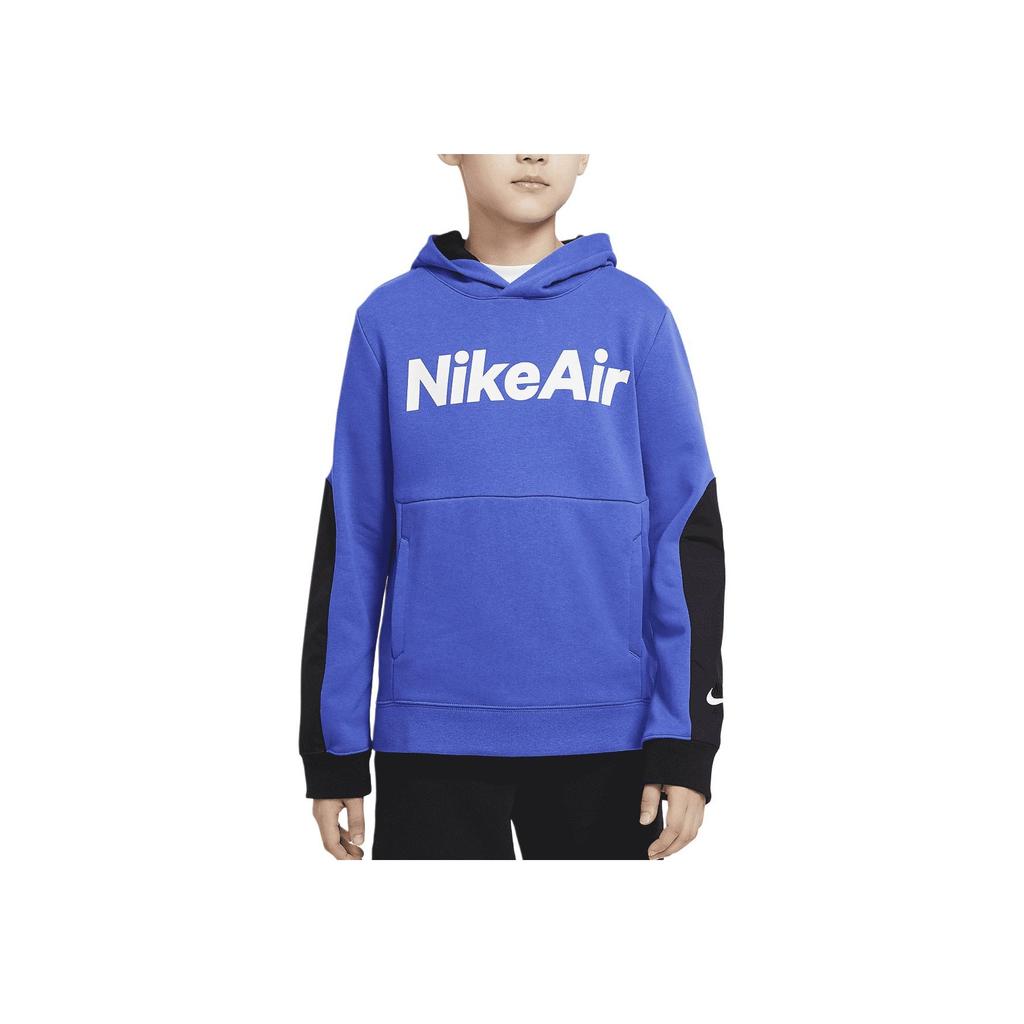 Nike Color Block Loose Fit Hoodie Kids hoodies Blue CU9297-430