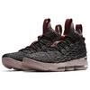 Nike LeBron 15 'Pride of Ohio' (Unisex) Black / Taupe Grey-Team Red Basketball Shoes 897648 003