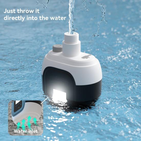 Portable Camping Shower Pump Kit USB Rechargeable Outdoor Camp Hiking Traveling RV Electric Shower Head Sprayer Pump
