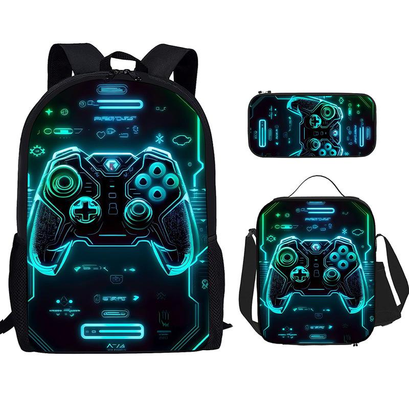 Games Console Backpacks Software Primary Backpacks Shoulder Bags 3D Print Boys Girls School Bag Travel Mochila Student Backpack