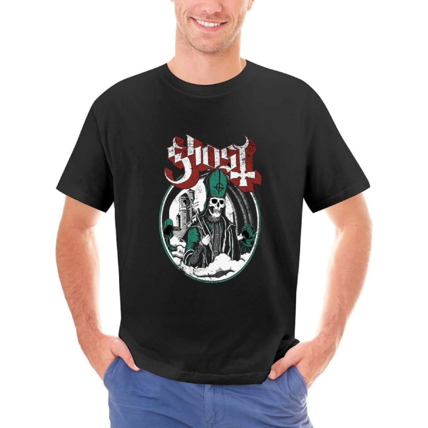 

Corlrjxpd Ghost Meliora Men s Short Sleeve T-Shirt Crewneck Tee Shirts Casual Tops for Workout Athletic Tops(14) XXXXXL різнокольоровий