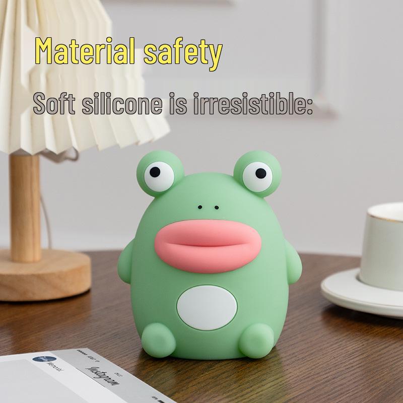Wahaha Funny Frog Night Light: Cute Bedside Sleep Companion & Atmosphere Lamp