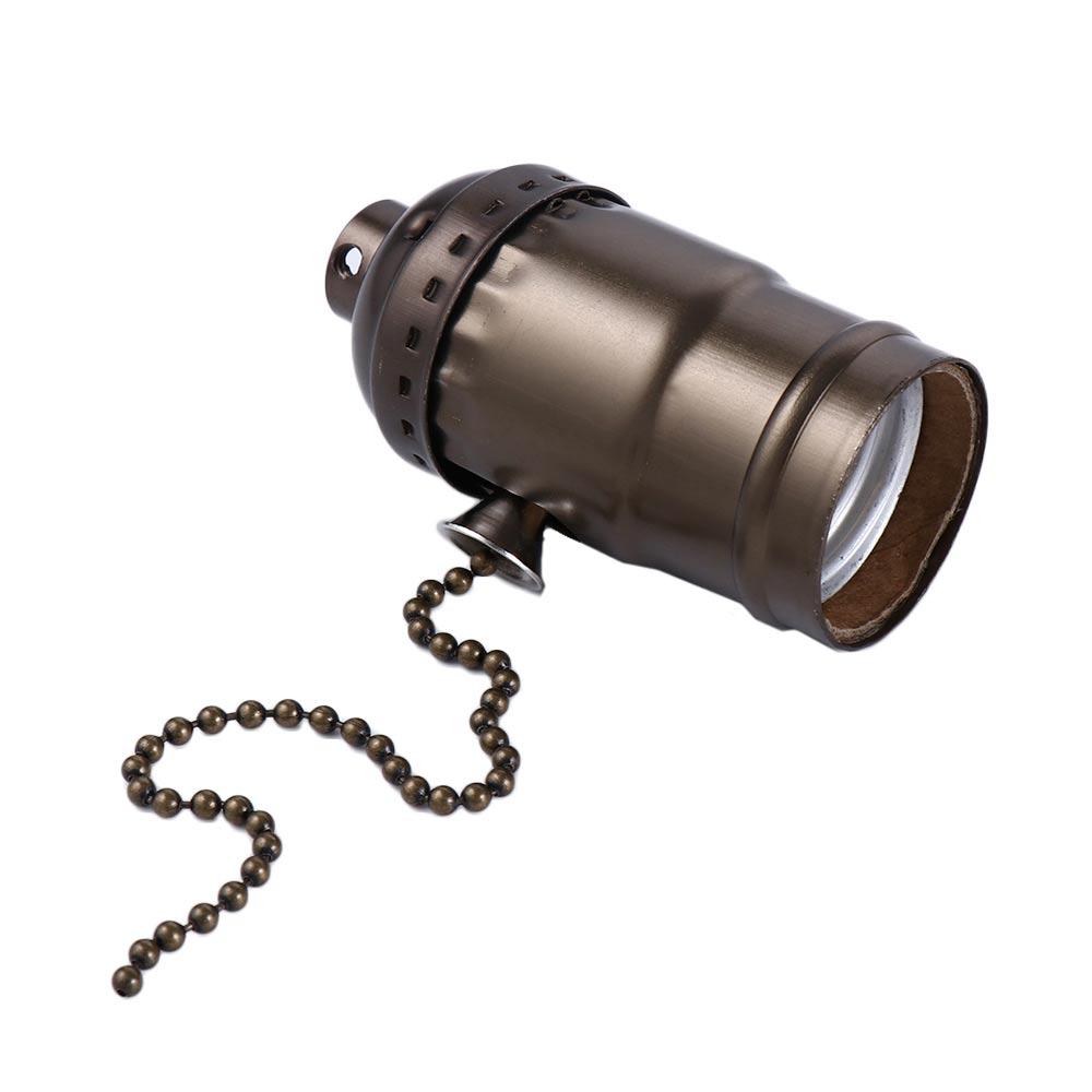 Lamp Holder Edison E26/E27 Aluminum Shell Accessories No Switch Lighting Lamp Bases Socket Holder