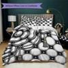 Royal Flower Pattern Bedding uilt Set uilt Cover Pillowcase Home Decoration Birthday Gift (1 * duvet cover + 2 * pillowcase without core)