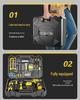 Aierde Multifunctional Household Tool Set with Electric Drill for Woodworking and Repairs