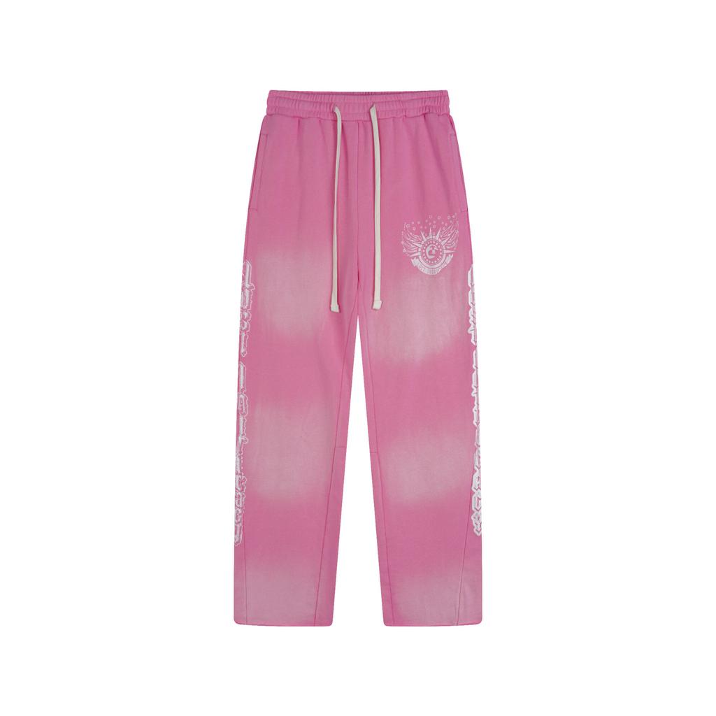 LOSTSHDWS Washed and Aged Pink, High-quality Pure Cotton, Fashionable and Trendy Brand Sanitary Pants and Pants