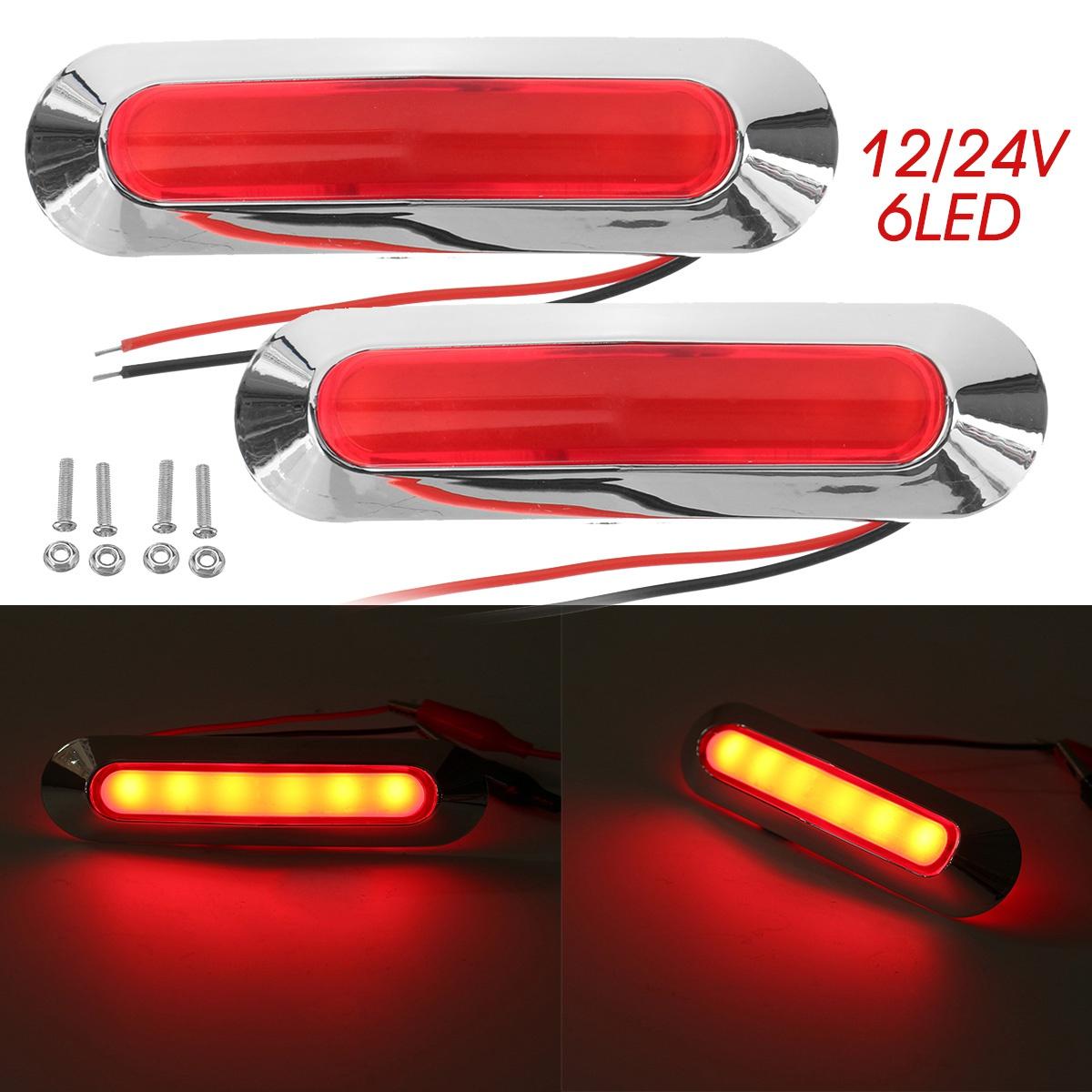 Lot De 2 Feux De Position Latéraux LED Blanc Et Rouge Feux Indicateurs De Position 12v 30v Pour Caravanes De Remorque De Camion 87746907 Lot De 2 Feux De Position Latéraux LED Blanc Et Rouge Feux Indicateurs De Position 12v 30v Pour Caravanes De Remorque De Camion 87746907