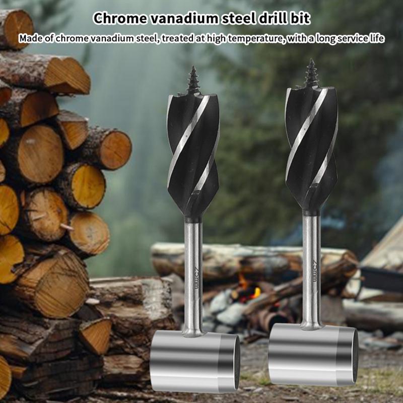 Four Blade Support Drill Bits Outdoor Carpenter Drill Bits For Camping Survival Tools Drilling Holes Chopping Wood Accessories