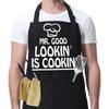 Aprons Pockets Cooking Home Kitchen Adjustable Grilling Cooking Chef Barbecue