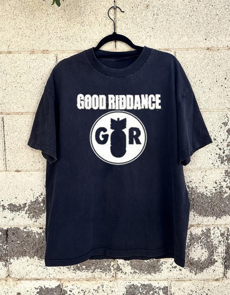 

Vintage Good Riddance Music band Logo T Shirt Black All Size Unisex T-Shirt XXXL