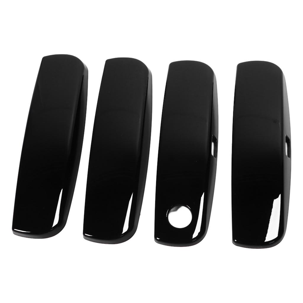 4 Stück Glänzend Schwarz Türgriff Dekor Abdeckung Zierleiste Ersatz für Dodge Charger 2011‑2020