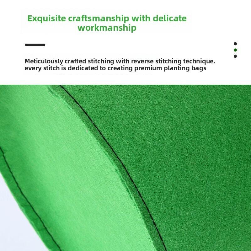 Non-woven Fabric Planting Bags, Thickened Felt Flower Pots, Buckets for Balcony Planting, Planting Bags Nutrient Bags, Transplanting Bags, Flower Pots