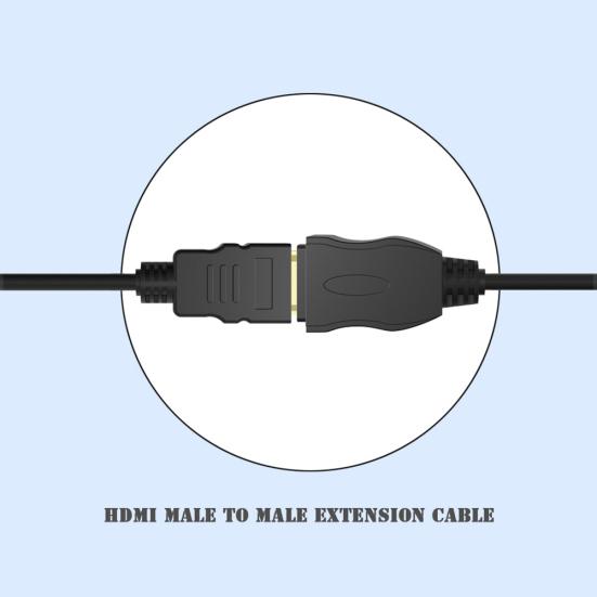 DOONJIEY 0.3/0.5/1/1.5m Gold Plated HDMI-compatible Male to Female Extension Cable Extender
