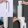 White Automatic Paper Cup Rack Food Grade Material Punch-Free Storage Rack with Dustproof Cap Easy Refill for Water Dispenser