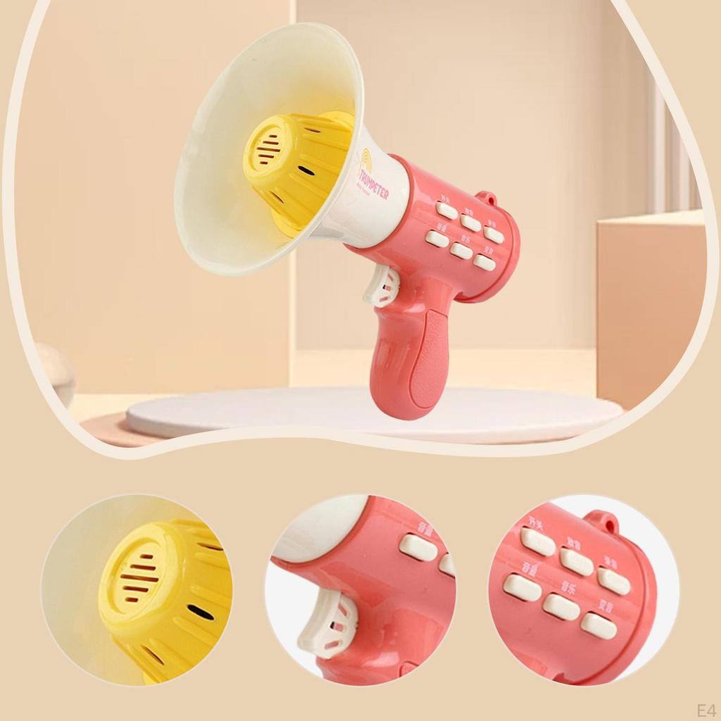 Changer Toy Amplifier Recording Megaphone Speaker Music Play Sturdy Pp Material Suitable for
