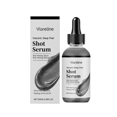 Vulkanischer Deep Peel Shot Serum Sanftes tägliches Peeling-Serum für glatte, strahlende Haut, feuchtigkeitsspendend & exfolierend, 3.38 fl oz (100ml)