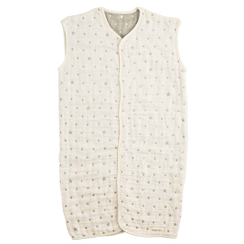 angerolux Made in for Preventing Colds and Poor Sleeping Positions Year-Round Sleeper, Breathable, Japan, 2-Way, 6-Layer Gauze, Off-White/Moss Gray,