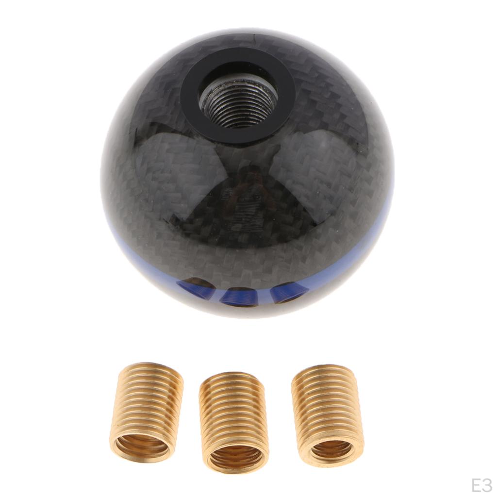 Car Lever Change Carbon Fiber Manual Knob