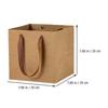 6-pack kraft paper bag, exquisite bonsai packaging shopping bag, brown