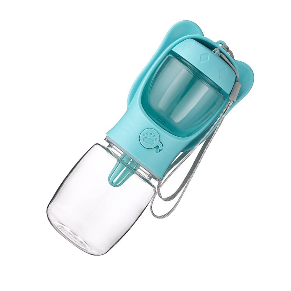Lightweight Dog Travel Water Bottle Dual Storage Walking Pet Drink Cup  Small Medium Pets