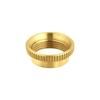 SCUD Deep Threaded Round Nut Gold DTRN-G, 1 Pcs