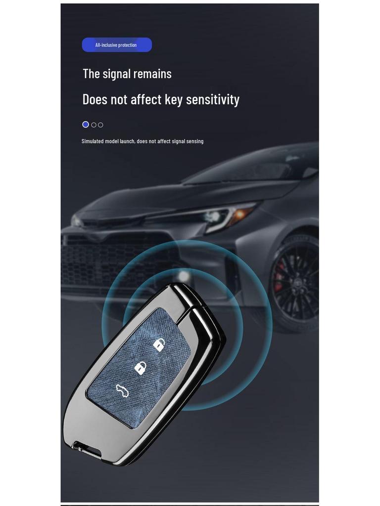 Baojun RM5/RS3/RS5/RC6 Key Cover - Decorative Buckle for Car Remote Control