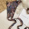 Ethnic Style Triangular Scarf Multi-functional Waist Seal Stylish Cashew Flower Waist Wrap  Women