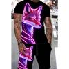 Fashion Animal Print Men's Sportswear Casual Versatile Short-sleeved Shorts Set Comfortable Breathable Sport Wear Men’s