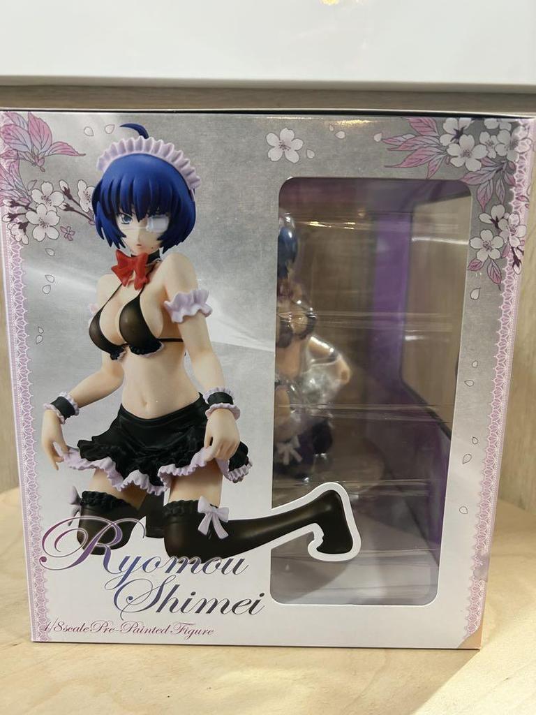 [USED] Ikki Tousen Ryomou Shimei 1/8 Scale Figure Sexy Black Ver.