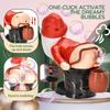 New Toy Christmas Gift Funny Soap Bubble Machine Santa Claus Hips Bubble Blowing Machine with Light and Music Bubble Gifts