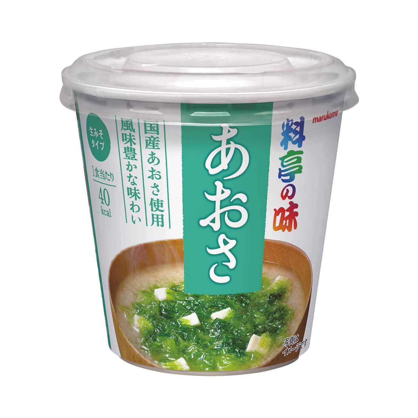 Marukome Cup Ryotei no Aji Aosa Instant Miso Soup 1 Serving 6 Packs Series