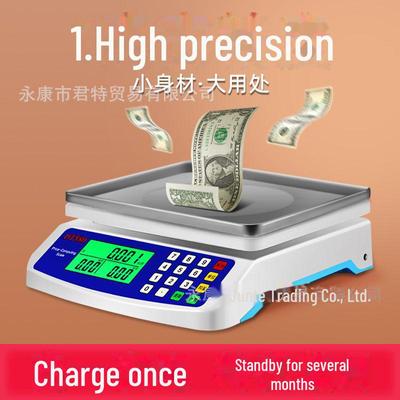 Bilancia Elettronica da Cucina DT580, Capacità 30kg per Pasticceria, Cibo, Frutta e Verdura