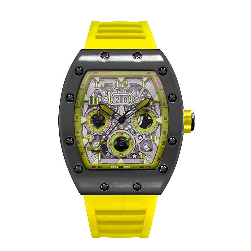 ZIDO Men s Luxury Automatic Skeleton Quartz Sports Watch No Gift Box
