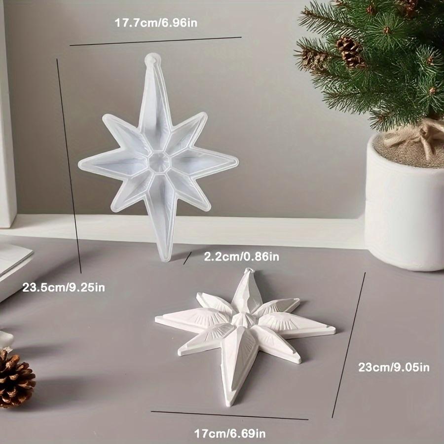 

Stars Crystal Epoxy Resin Mold Star Octagonal Listing Pendant Mold Hanging Stars Lantern Diamond Star Silicone Molds for Resin