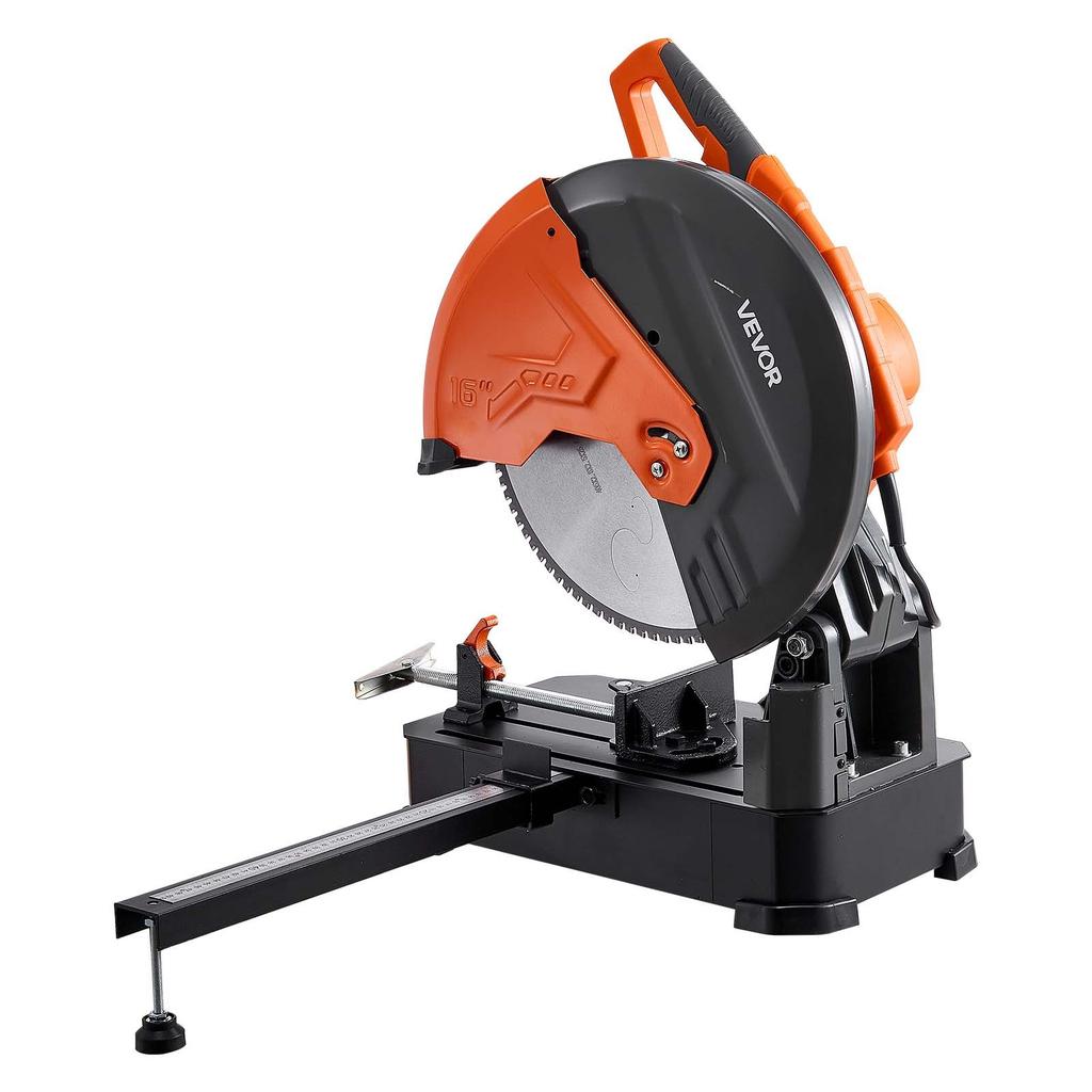 VEVOR Chop Saw 406.4mm Cold Cut Blade 3000 W Powerful Motor Cut Off Saw, For Cutting Metal, -45 degrees to 45 degrees Adjustable Angle