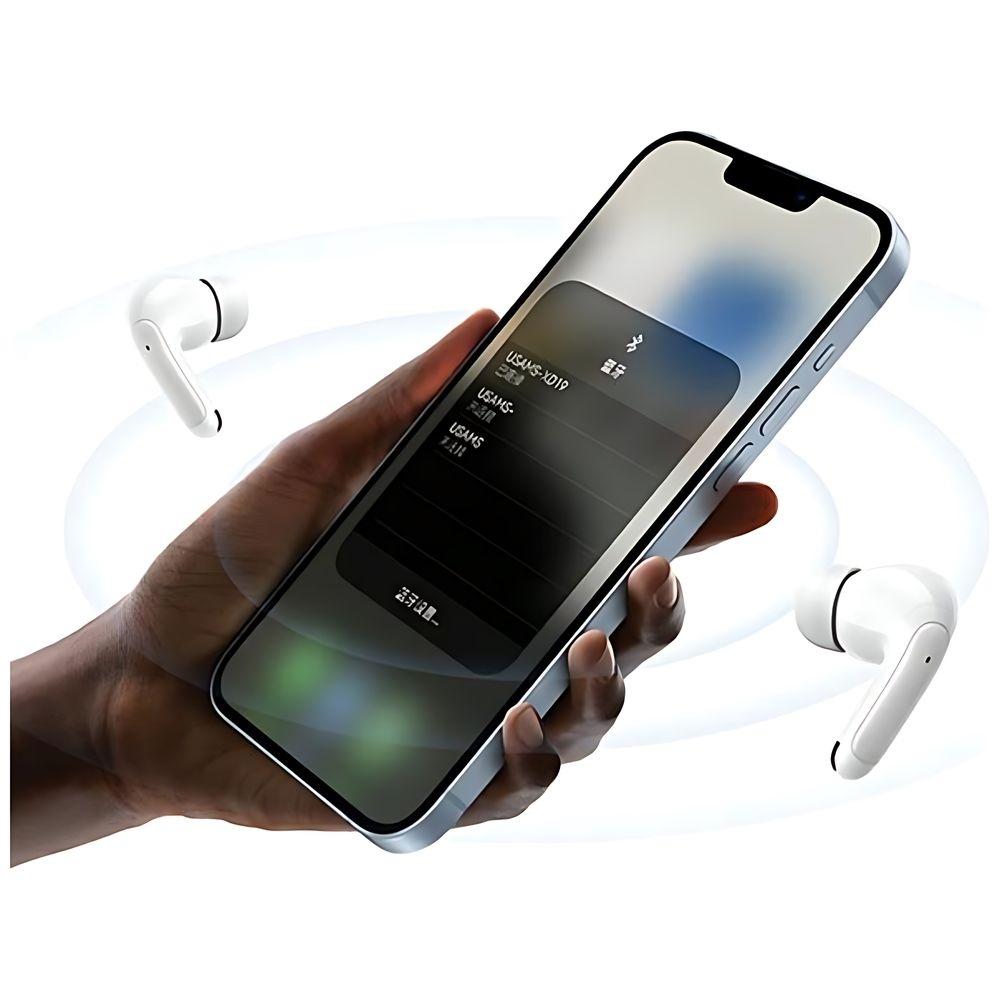 Usams Słuchawki Bluetooth 5.3 Twsx-Don Series Dual Mic Enc Bezprzewodowe Fioletowy/Purple Bhuxd04 (Usams-Xd18)