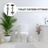 General Use Toilet tanks Repair set with Extended Steel Nuts & Rubber Washers Toilet tanks Mounting for Secure Sealing