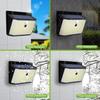 Solar Outdoor Motion Sensor Wall Light 158/208 LED Waterproof 3 Modes Security Lamp Solar Powered Light for Garden Garage Fence