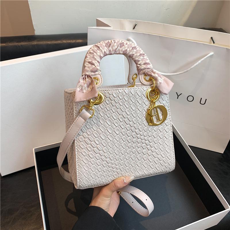 HandbagWomen Marke Luxus Totes Hohe Qualität Mode Klassische Gesteppte Quadratische Griff Tasche Frauen Umhängetaschen Schulter Taschen