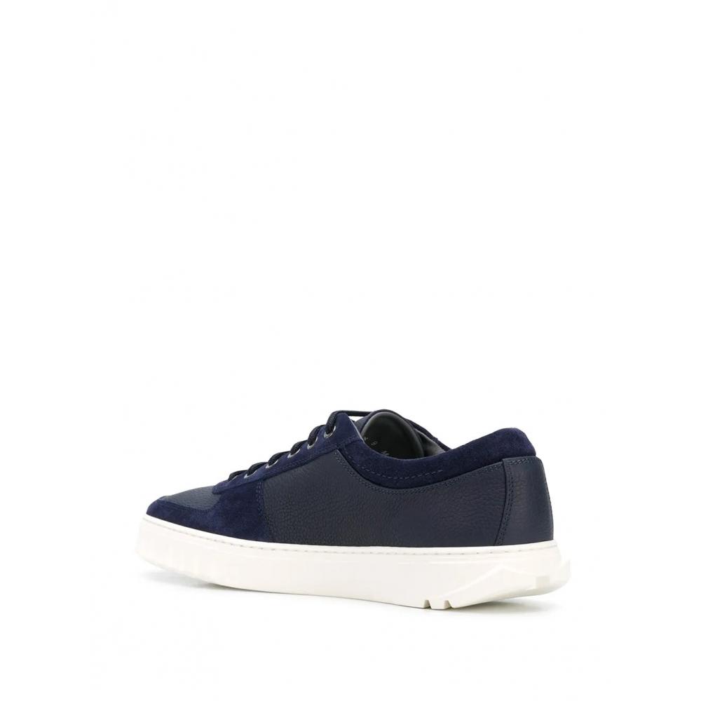 Salvatore Ferragamo Ferragamo Leather Sneakers Blue