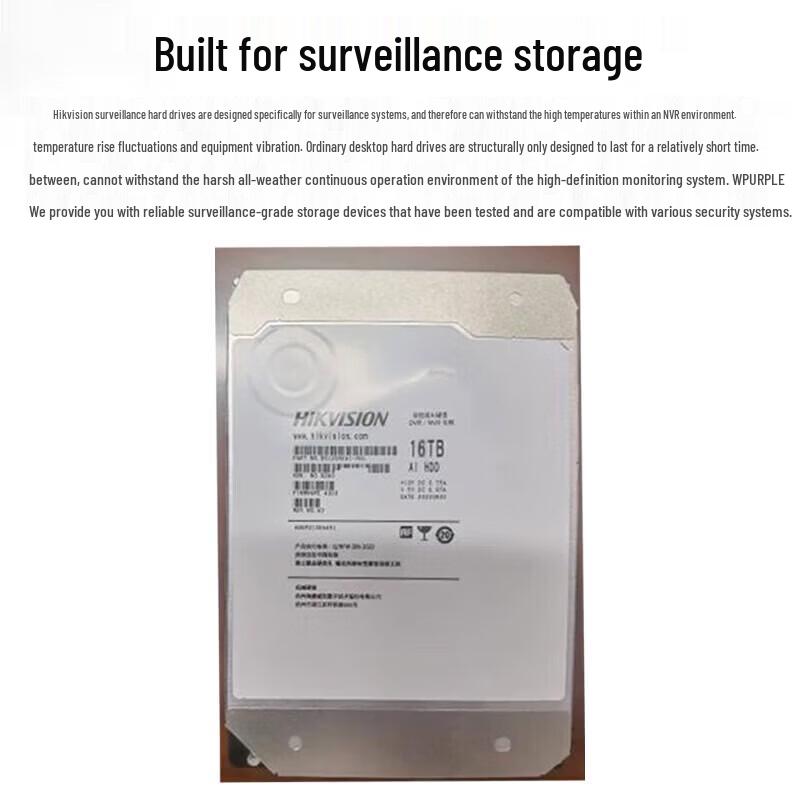 Hikvision 16TB 7200RPM Enterprise SAS Hard Drive