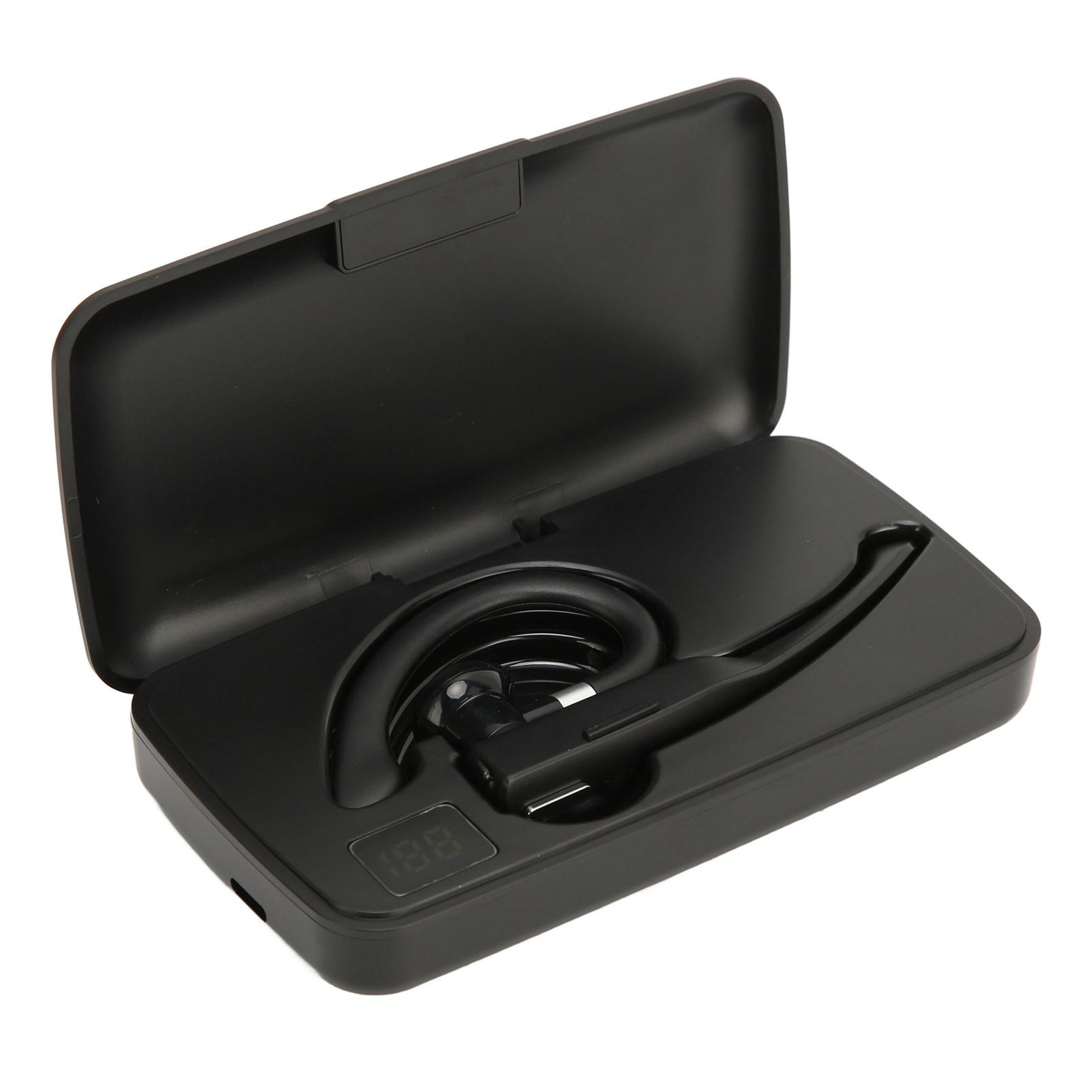 

Беспроводная Bluetooth-гарнитура Handsfree со встроенным микрофоном, Bluetooth-гарнитура на одно ухо с зарядным кейсом