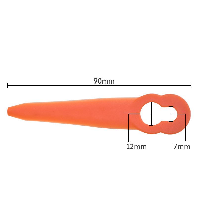 Garden Grass Trimming Durable Ultra Thin Lawn Mower Plastic Blade For L90 Polycut