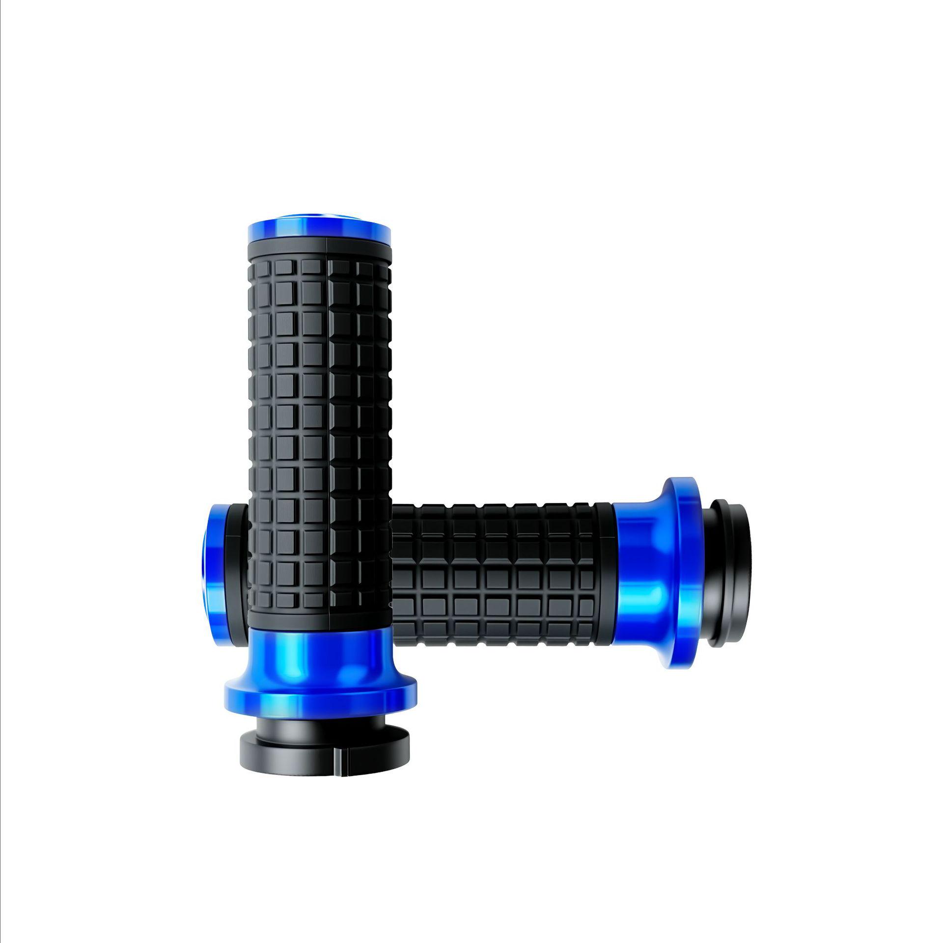 

Compatible Handlebar Grips for Harley Sportster, Dyna, Softail, Touring with Electronic Throttle синій