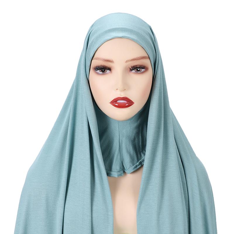 Full Cover Inner Muslim Jersey Hijab Instant Scarf Islamic Cap Head Wear Caps Underscarf Bone Bonnet Headcover Shawls