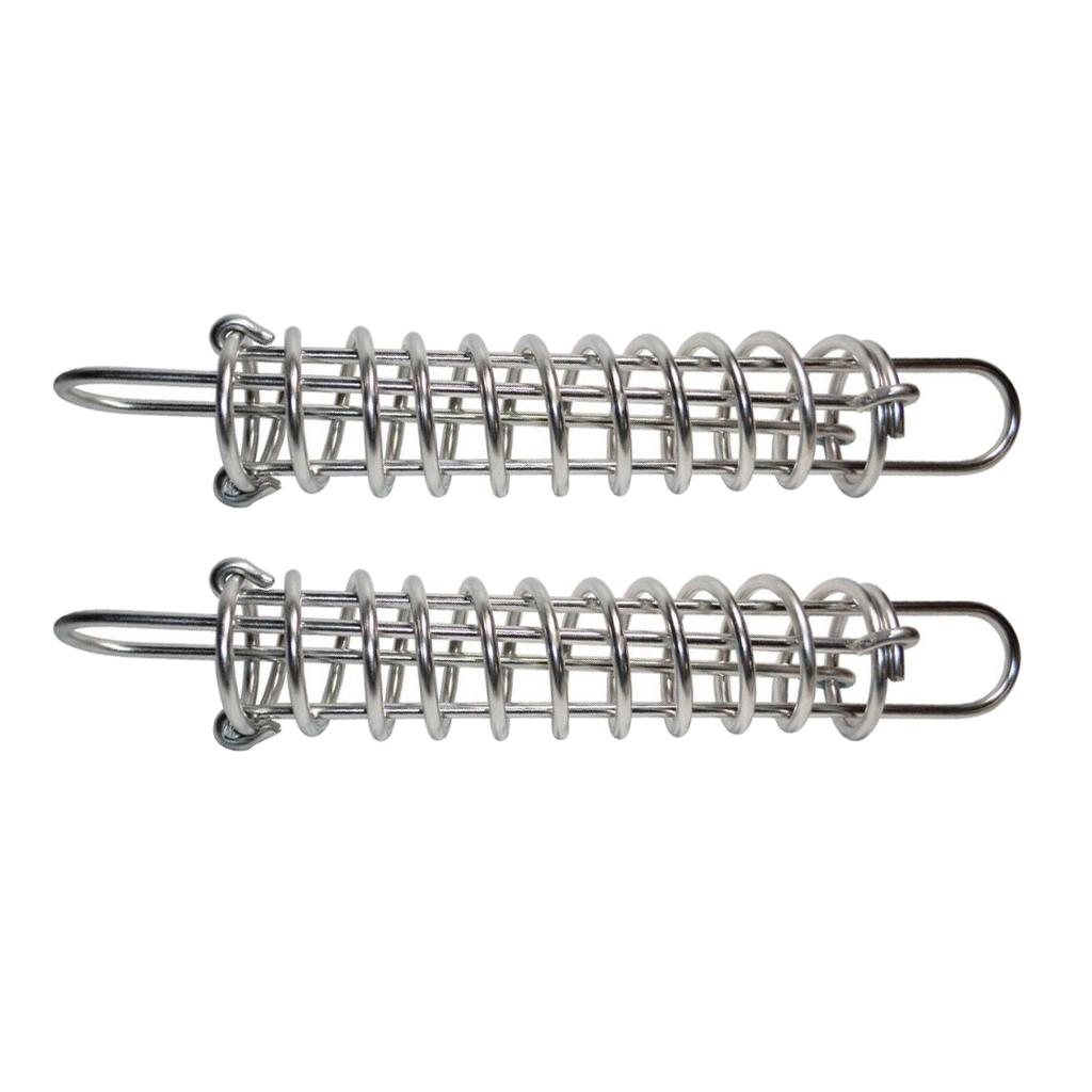 2x Stainless Yacht Shock Absorbers Mooring Springs Made of Steel