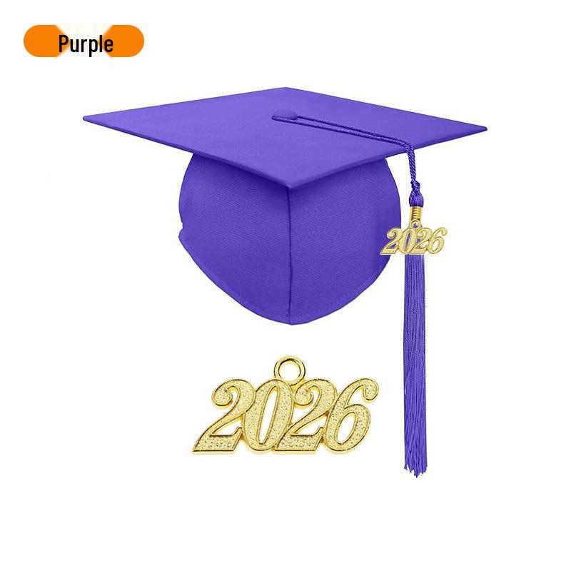 2025 Yıl Etiketli Amerikan Lisans Mezuniyet Şapkası