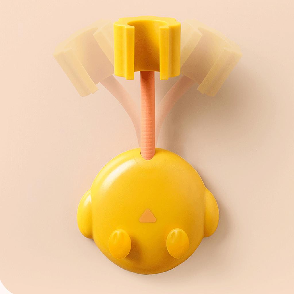 Duschkopfhalter Verstellbare Duschkopfhalterung Multifunktional Wandmontierter Duschhalter Gelb